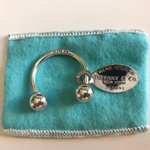 Limited Edition Tiffany Sterling Silver Key Chain